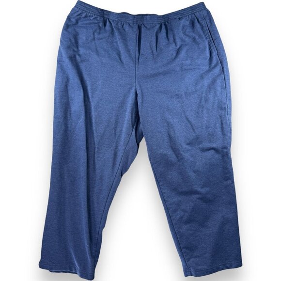 Alfred Dunner Women Size 3XL Pull On Classic Fit Pants Sweatpants XXXL Dark Blue - Picture 5 of 5